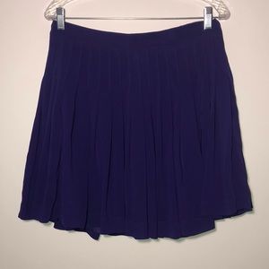 Gap Purple Pleated Skirt